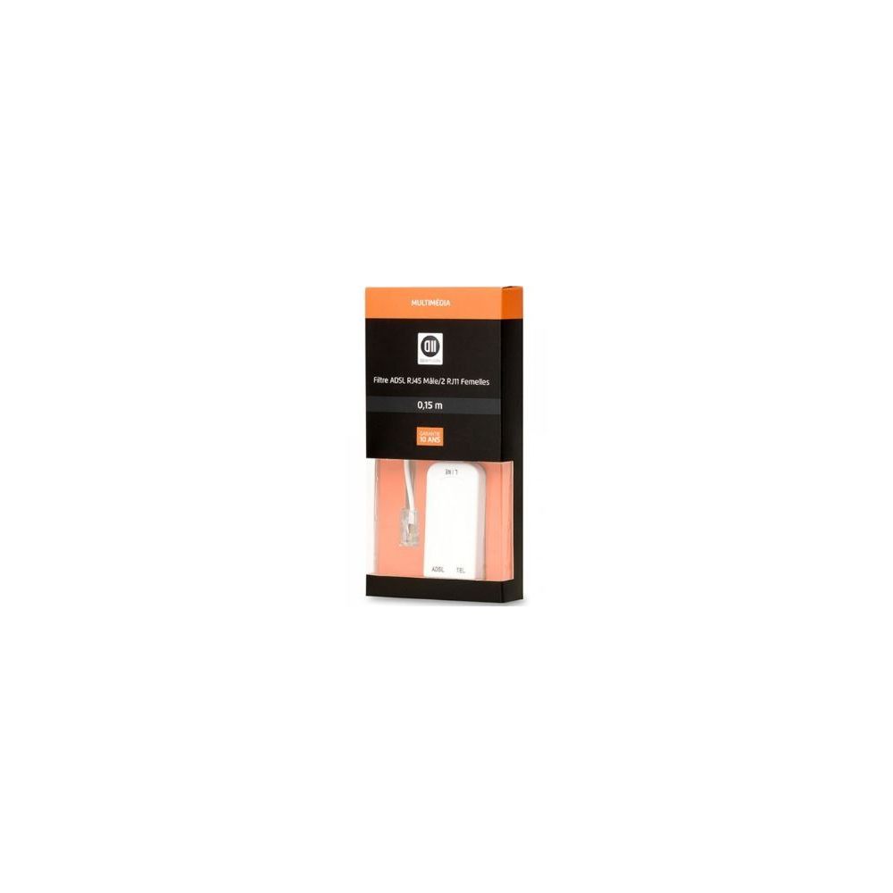Filtre ADSL 2 entrées mixte RJ11 - Z