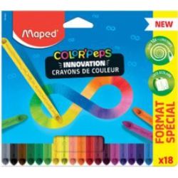 Crayon Couleur MAPED Color Peps Infinity - Pochette 18 couleurs