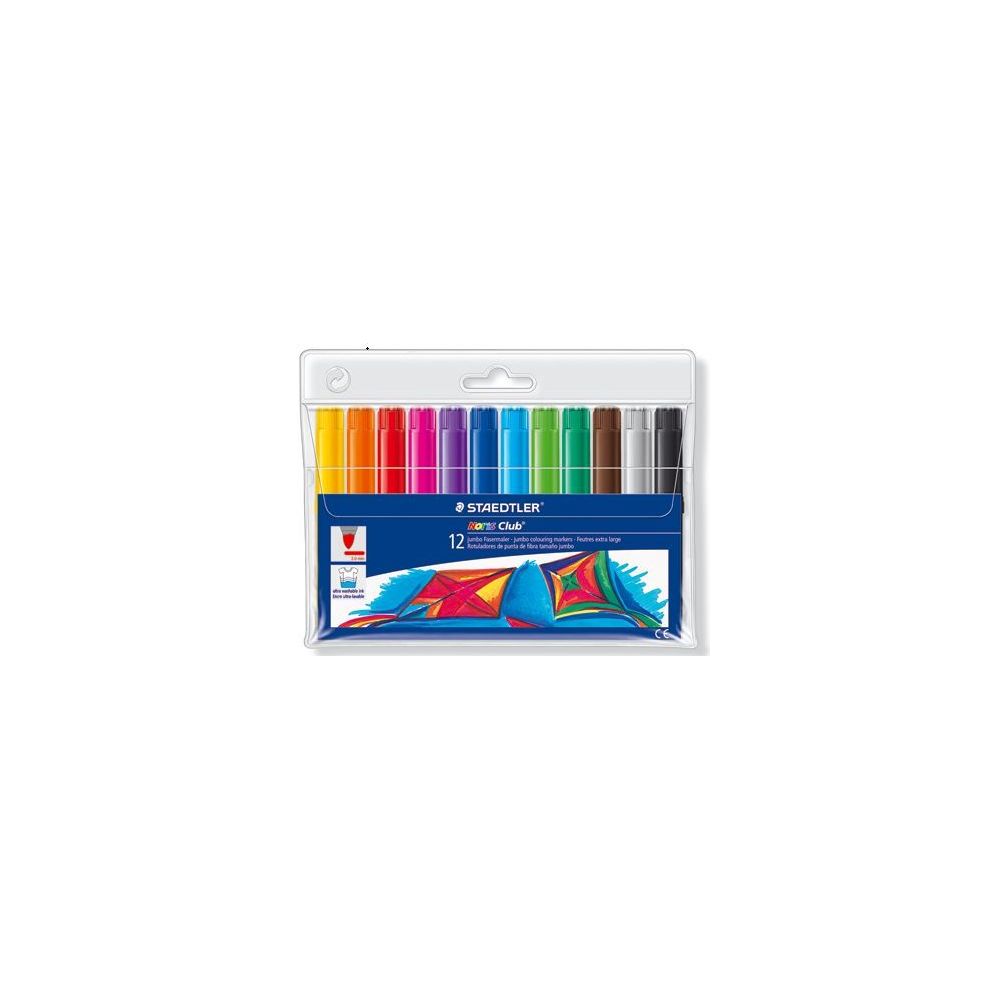 Feutre Couleur STAEDTLER Noris JUMBO - 3mm - 10 COULEURS - 340WP10