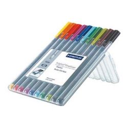 Feutre Couleur STAEDTLER Triplus - 0.3mm - Etui 10 COUL.- 334SB10