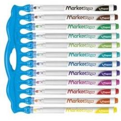 Marqueur effaç. MAPED Marker Peps - Ogive Med 1.5mm - 12 COUL. - Educ