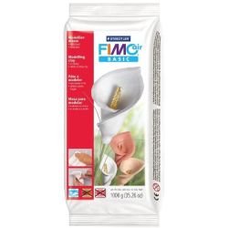 Pate à modeler Argile, durcit à l'air FIMO Air Basic Pain 1 Kg BLANC