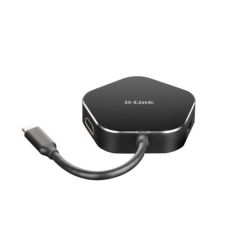 Réplicateur de ports USB-C D-LINK - 3xUSB2.0/2xUSB3.0/HDMI/Thunderb.