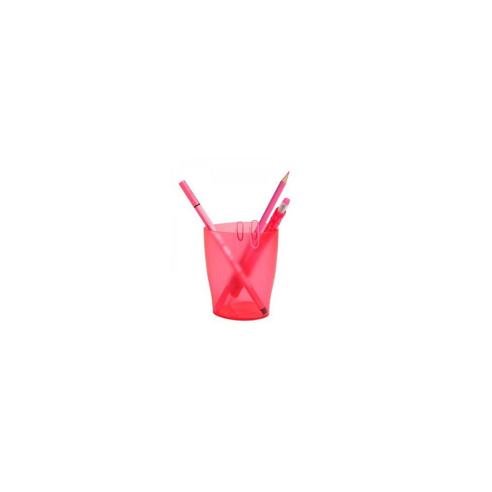 Pot à crayons MULTIFORM Ecopen FRAMBOISE TRANSLUCIDE - Z