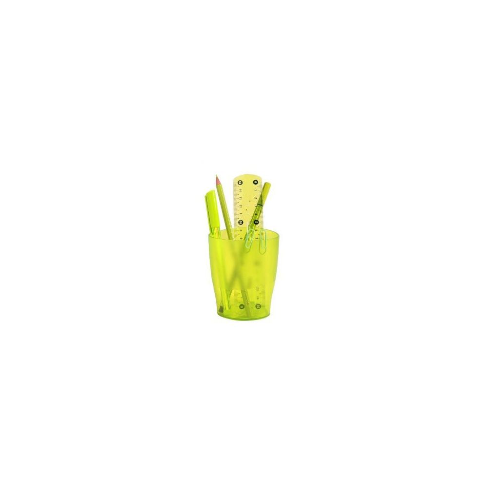 Pot à crayons MULTIFORM Ecopen VERT ANIS TRANSLUCIDE