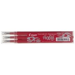 Recharge Roller PILOT Frixion Ball 0,7mm - (par 3) - ROUGE