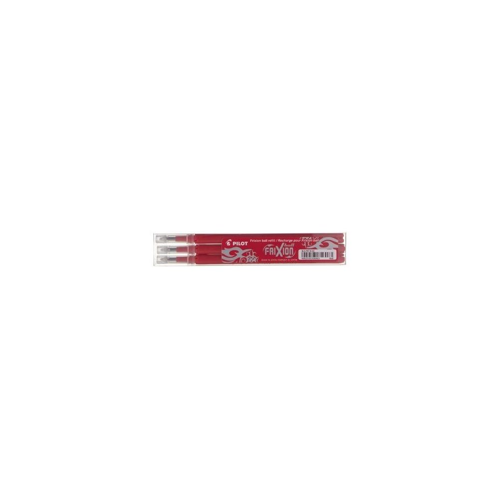 Recharge Roller PILOT Frixion Ball 0,7mm - (par 3) - ROUGE
