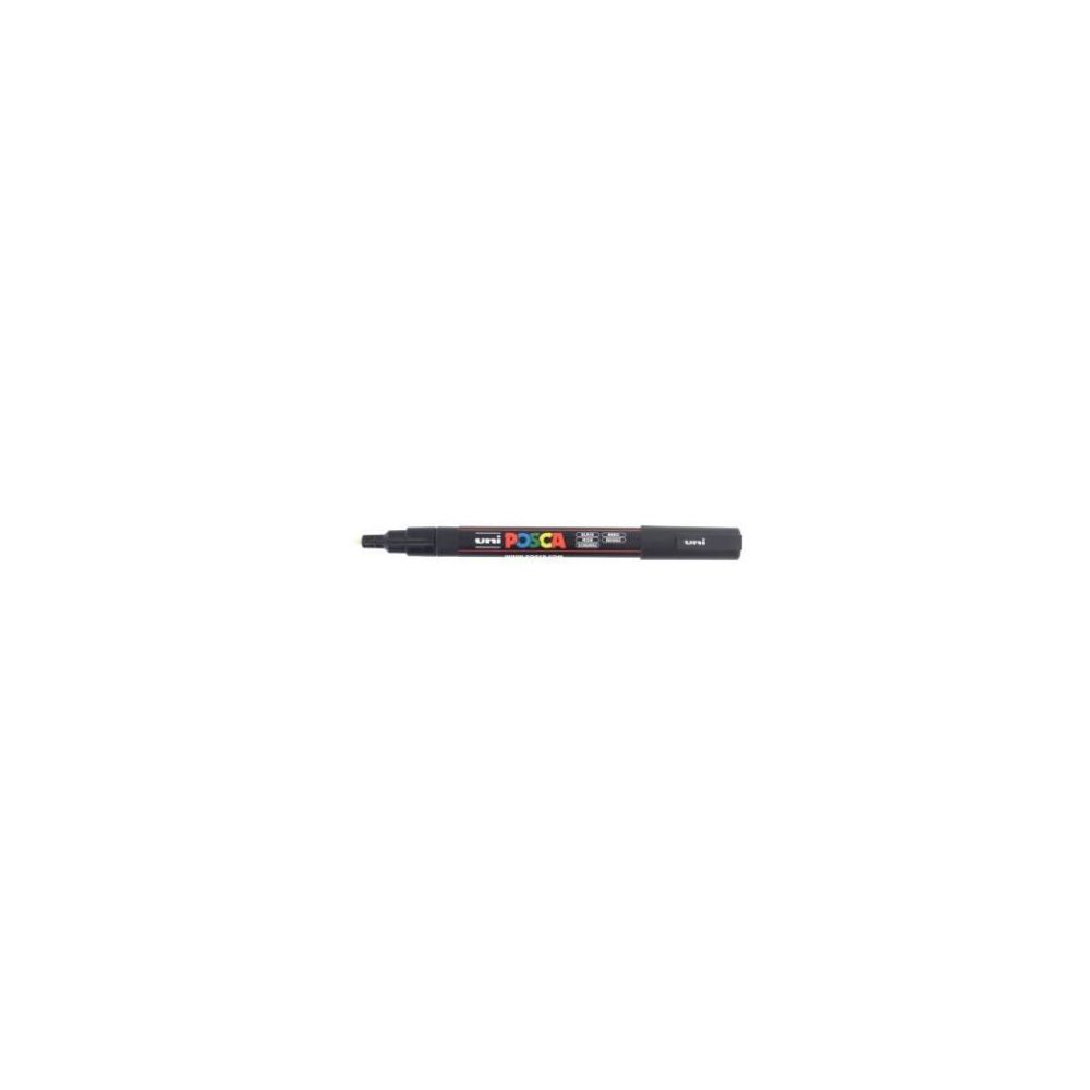 Marqueur gouache POSCA - Ogive fine 0,9 à 1,5mm - PC-3M NOIR
