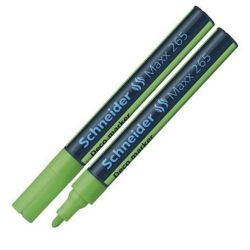Marqueur Craie SCHNEIDER Maxx 265 - Ogive 2 à 3mm - VERT CLAIR - Z