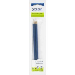 Crayon Papier 2B ULMANN - Bout poli (Pochette de 2) - Z