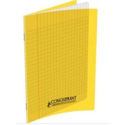 Cahier A4 Séyès 140 p Piqûre 90g Polypro JAUNE CLAIREFONTAINE