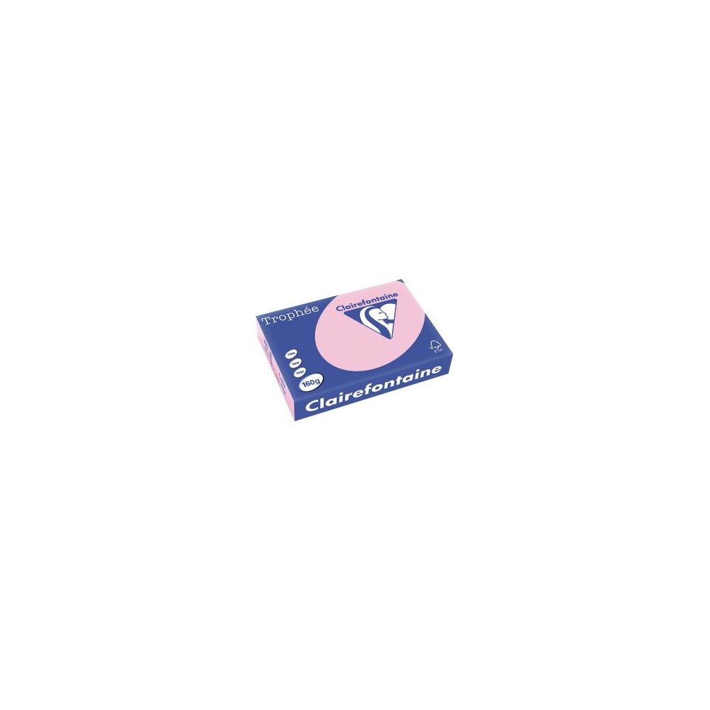 Rame A4 - 160g - Rose Pastel CLAIREFONTAINE (250 f.) - Ref: 2634 - Z