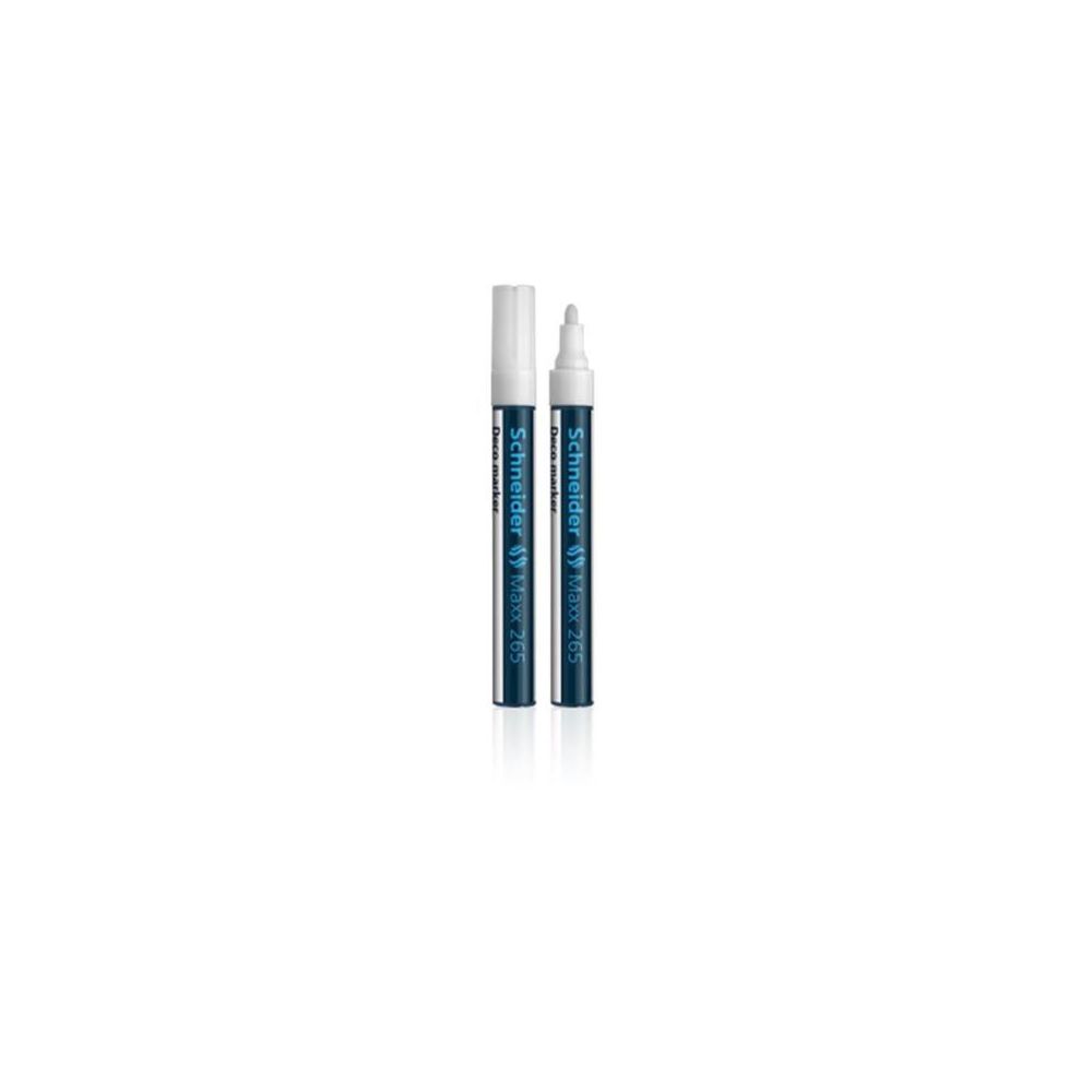 Marqueur Craie SCHNEIDER Maxx 265 - Ogive 2 à 3mm - BLANC - Z
