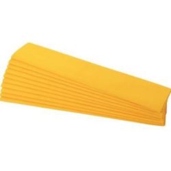 Papier crepon en rouleau - 2.5m x 0.5m - JAUNE CITRON 