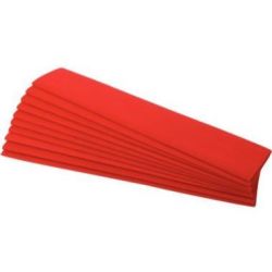 Papier crepon en rouleau - 2.5m x 0.5m - ROUGE