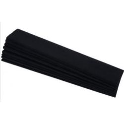 Papier crepon en rouleau - 2.5m x 0.5m - NOIR