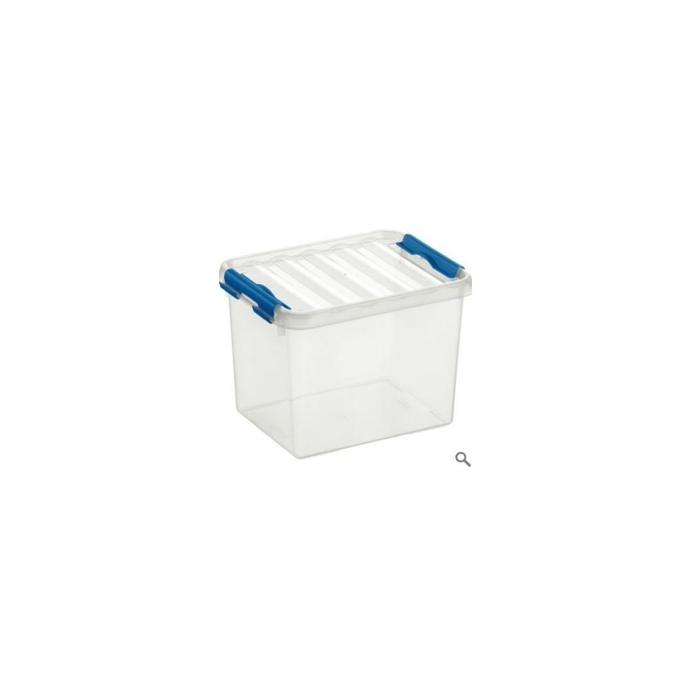 Bac de rangement + couvercle L.20 x l.15 x H.14cm Transparent   3L