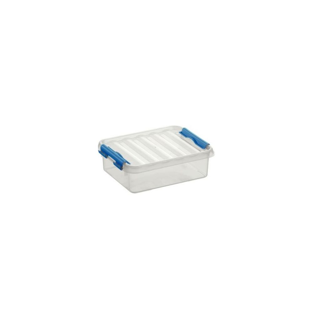 Bac de rangement + couvercle L.20 x l.15 x H.6cm Transparent   1L