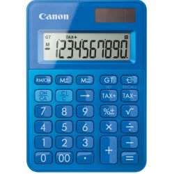 Calculatrice Bureau 10 chif. CANON LS-100K Bleu - Solaire/Pile - Z