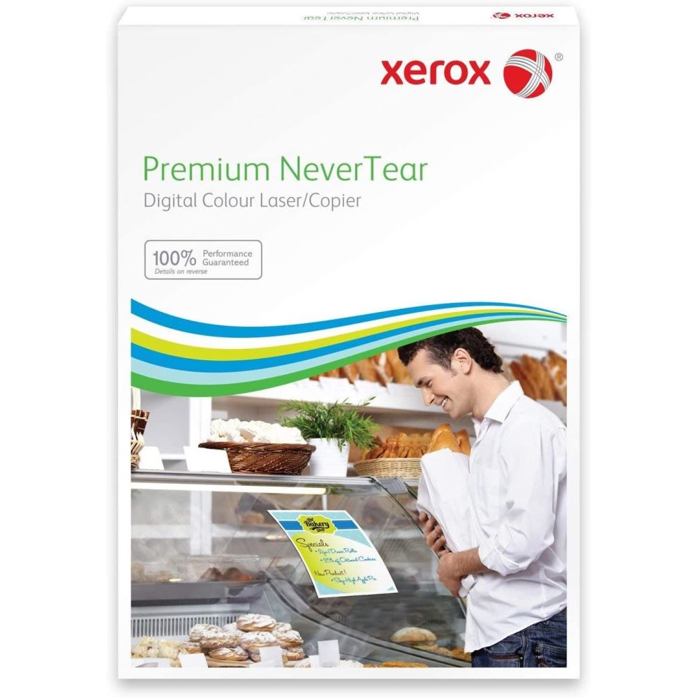 Papier XEROX NeverTear indéchirable blanc 160g/m² 100 feuilles A4 **