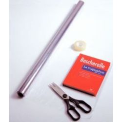 Rouleau couvre-livre - PVC transpar. 50m x 0.7m - 80µ