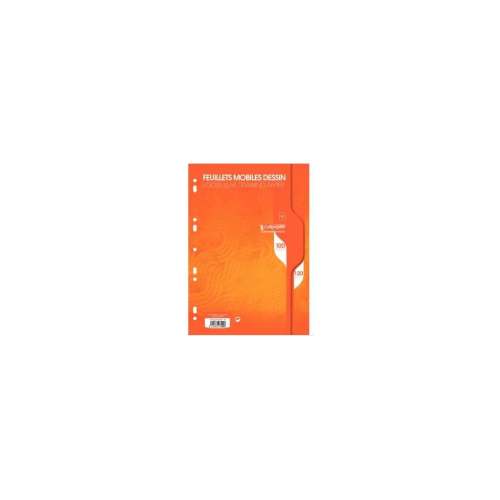 Feuillets mobiles dessin uni - 120g - A4 - 100 pages CLAIREFONTAINE**