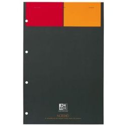 Notepad OXFORD A4+ Quad 5x5 - det. & perf 4 trous - Blanc 80 p