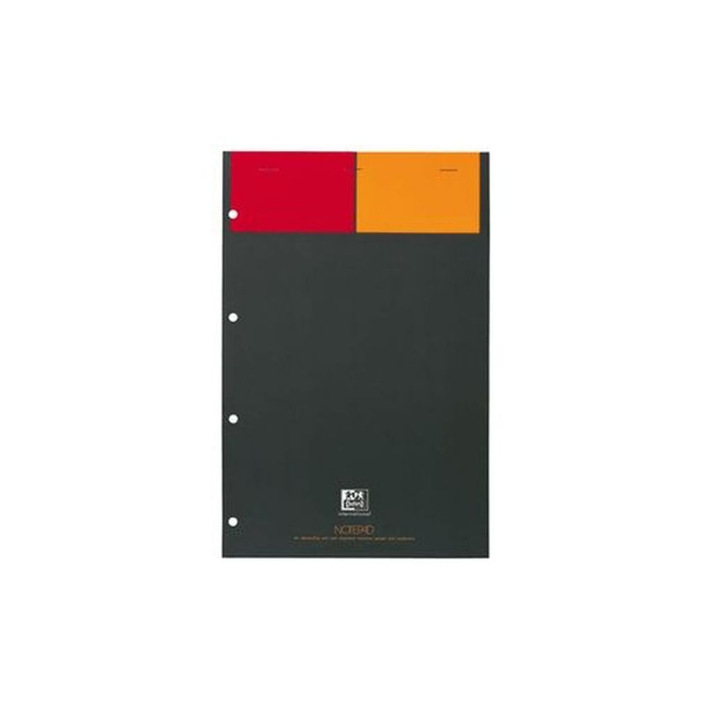 Notepad OXFORD A4+ Quad 5x5 - det. & perf 4 trous - Blanc 80 p