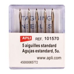 Aiguilles de rechange pour pistolet textile - - Argent - Par 5- Z
