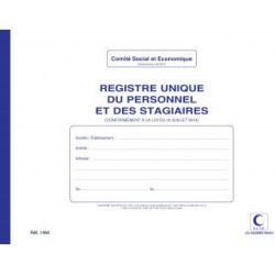 Registre unique du Personnel - A4 - Piqûre 48 pages **