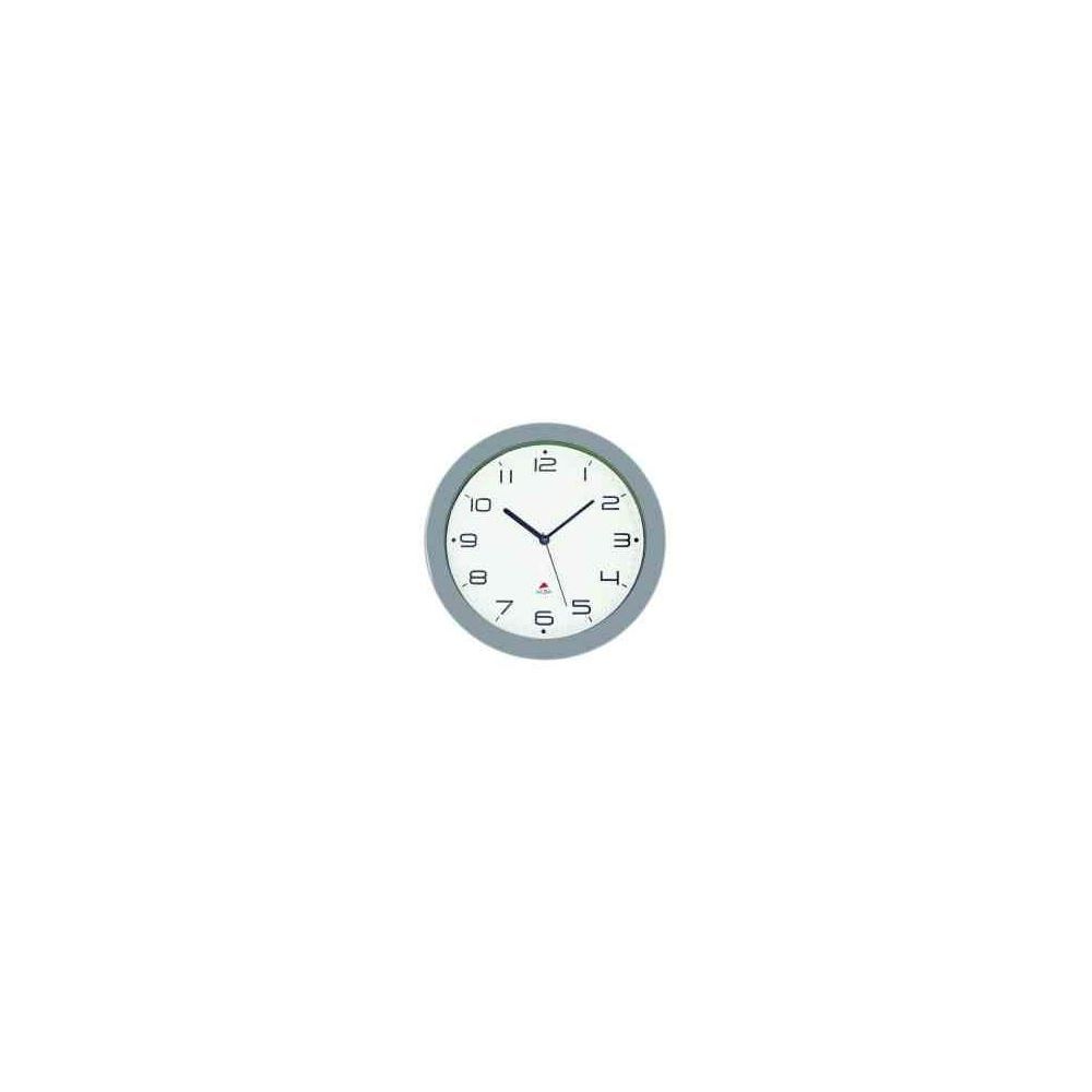 Pendule ronde silencieuse ALBA à Quartz - Diam: 30cm - GRIS METAL - Z