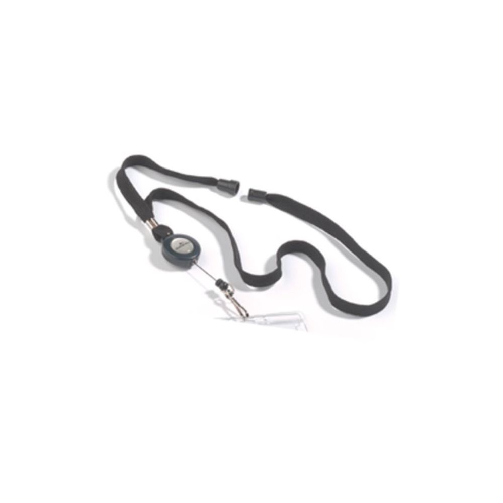 Lacet avec enrouleur pour Badge DURABLE - Lacet :40cm - NOIR unité **