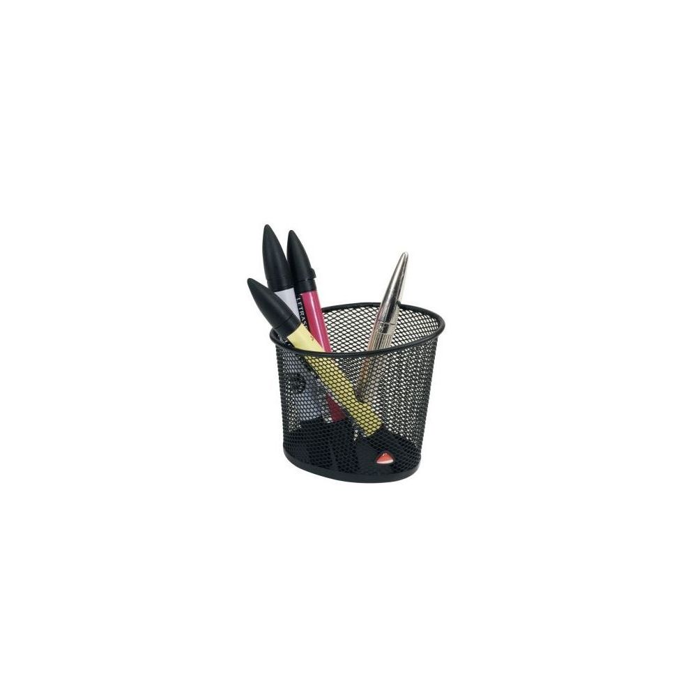 Pot à crayons - Métal Noir rond - Z