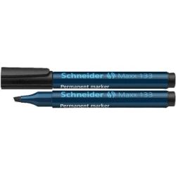 Marqueur perm. SCHNEIDER Maxx 133 - Biseau. 1 à 4mm - NOIR - Z