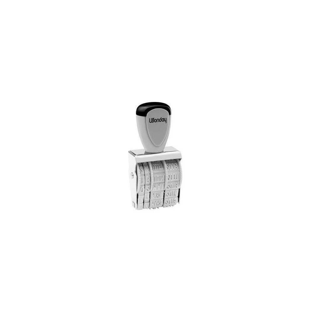 Dateur simple caoutchouc avec molette - Texte : 4mm - Z