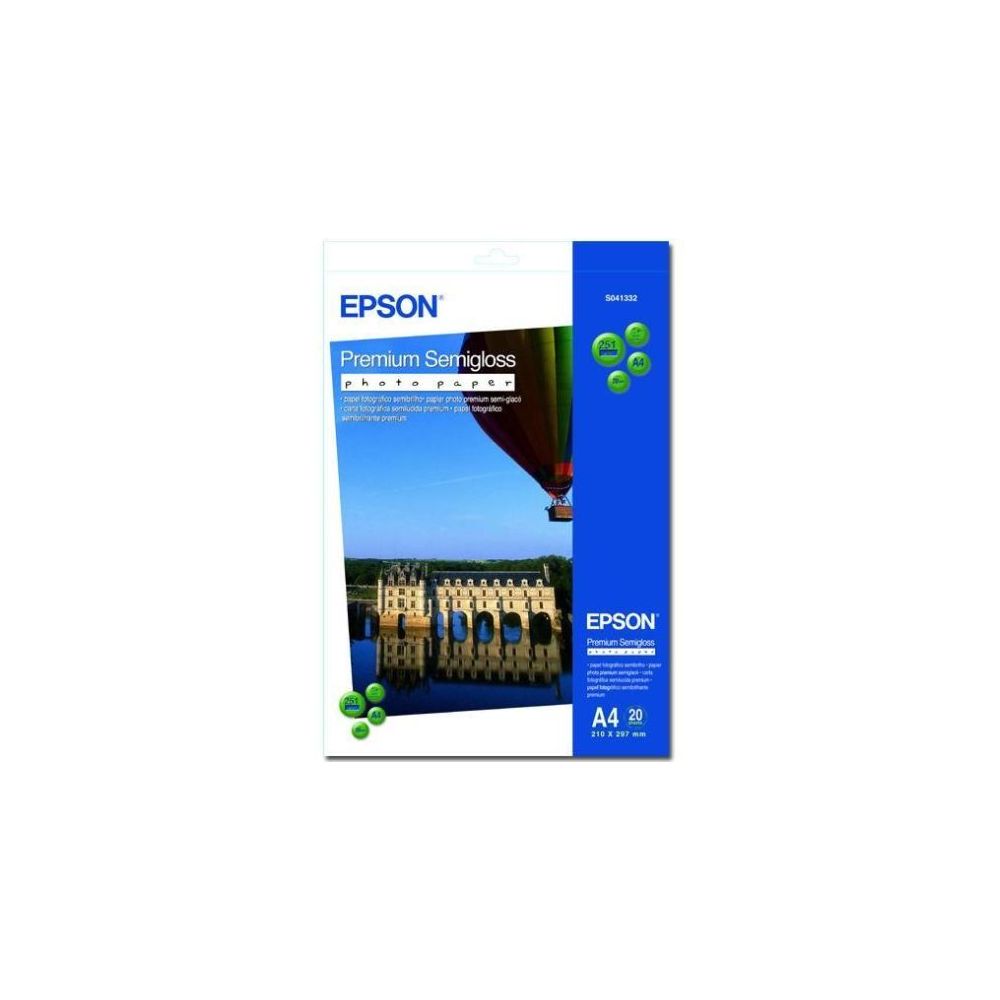 Papier photo EPSON A3+ Premium super Semi-glacé 251g (20 f) - Z