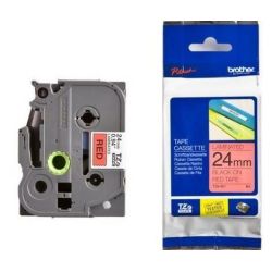 Ruban BROTHER P-TOUCH - 24mm Noir/Rouge - TZ-451 (8 m) **