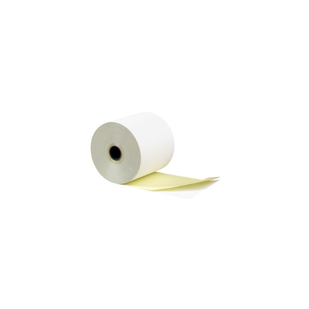 Rouleau papier 2 plis autocopiant blanc/jaune (dim: 57 x 70 x 12) **