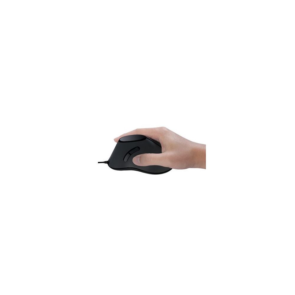Souris filaire LOGILINK Ergonomique 5 touches - NOIR - Droitier **