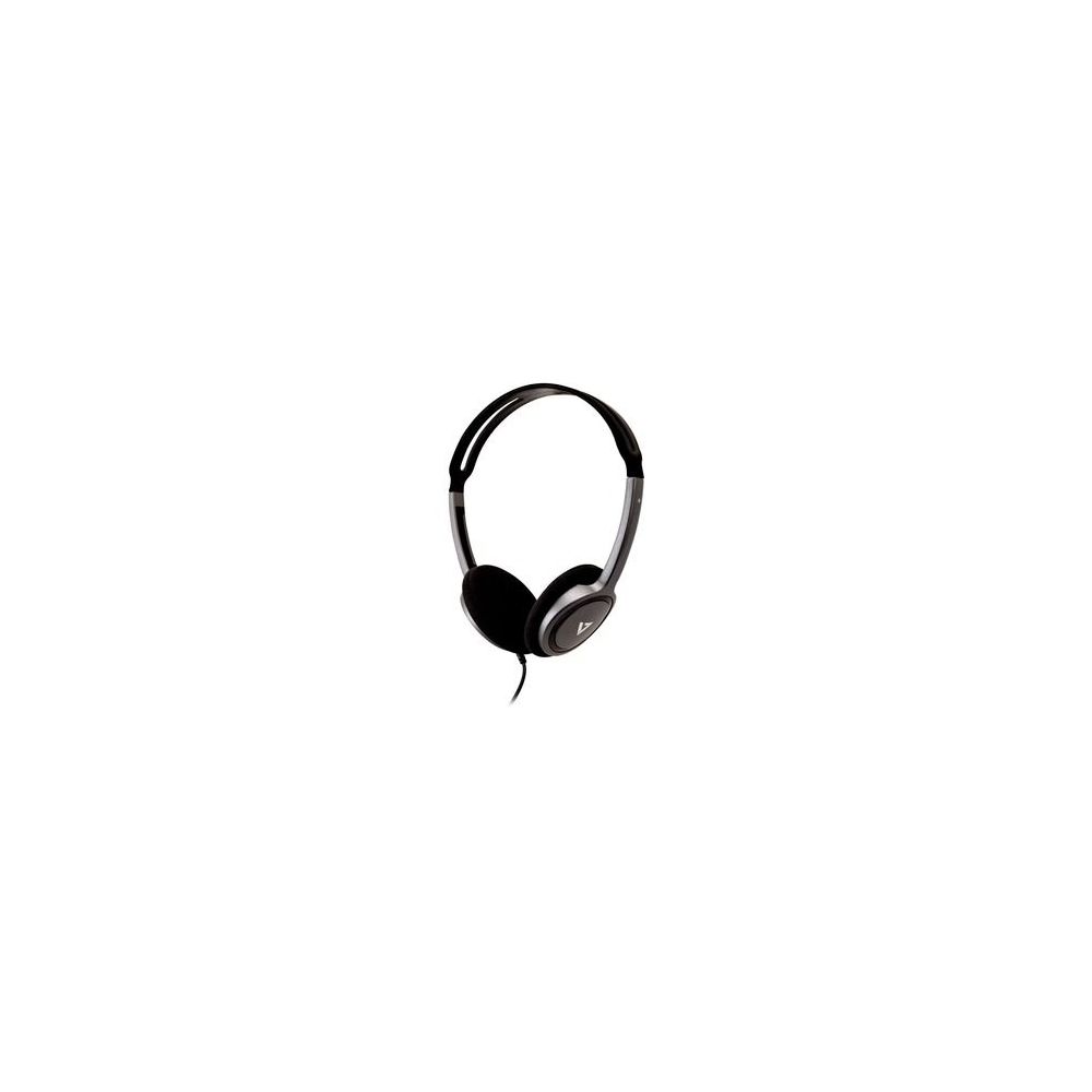 Casque V7 HA310-2EP - Filaire 1.8m - Mini-jack 3.5mm - Noir