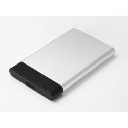 Boitier externe 2.5" pour disque dur SATA - USB3.0 - noir et argent