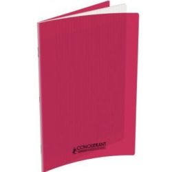 Cahier 24x32cm Séyès 48 p Piqûre 90g Polypro ROSE CLAIREFONTAINE