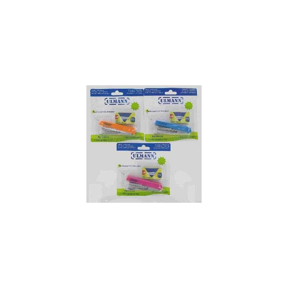 Agrafeuse pince ULMANN + bte 500 agrafes N°10 (Blister) - Z