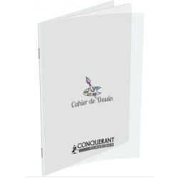 Cahier de dessin 17x22cm 32 p Piqûre 90g POLYPRO CLAIREFONTAINE