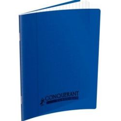 Cahier 17x22cm Séyès 140 p Piqûre 90g - Polypro BLEU 18242
