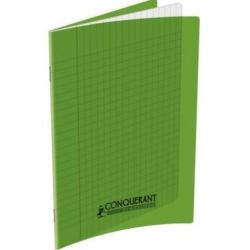 Cahier 17x22cm Séyès 140 p Piqûre 90g Polypro VERT 18245